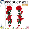 Polyester Embroidery Cloth Iron On/Sew On Patches DIY-WH0589-78-2