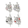 Alloy Rhinestone Pendants FIND-L023-07P-1
