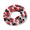 Glass Beads Strands EGLA-A034-M6mm-14-4