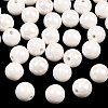 Glazed Porcelain Round Beads PORC-S489-14mm-01-1