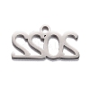 Non-Tarnish 304 Stainless Steel Pendants STAS-C032-12P-2