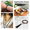 Natural Wood Beads WOOD-CD0001-02-8