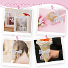 5 Yards Acrylic Fibers Wrinkle Ribbon OCOR-WH0070-210C-5