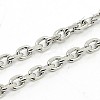 Tarnish Resistant 304 Stainless Steel Necklaces LS-NJEW-F027-40-3.5mm-2