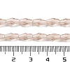 Glass Beads Strands GLAA-R026-8x4mm-14-3