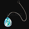 1Pc Transparent Glass Hanging Suncatchers AJEW-TADJ0001-02C-3