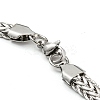 304 Stainless Steel Chain Necklaces NJEW-P295-05P-3