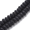 Synthetic Lava Rock Beads Strands G-B087-02A-10-1