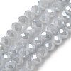 Electroplate Glass Beads Strands X-GLAA-K027-PL-A08-A-2