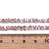 Electroplate Transparent Glass Beads Strands LS-GLAA-N021-4mm-25-2