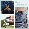 3Pcs 3 Colors Resin Flower Pendant Decorations AJEW-LP0001-02-4