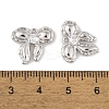Brass Micro Pave Clear Cubic Zirconia Pendants LS-KK-L212-05P-3