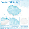 1Pc Shell Shape Ceramics Jewelry Plates AJEW-GO0001-43-3