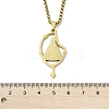 201 Stainless Steel Nossa Senhora Aparecida Virgin Pendant Box Chain Necklaces NJEW-H055-07G-5