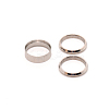 3Pcs 304 Stainless Steel Grooved Finger Ring Settings FIND-WH0105-09C-P-2