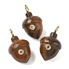 Natural Tiger Eye Pendants GG-CBA105B-04M-G-1