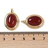 Natural Carnelian(Dyed & Heated) Pendants KK-P283-54G-01-3