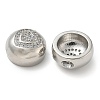 Rack Plating Brass Micro Pave Cubic Zirconia Pendants KK-K392-24P-2