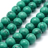 Synthetic Turquoise Beads Strands G-P386-02-8mm-1