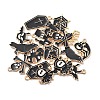 20Pcs 10 Styles Halloween Alloy Enamel Pendants ENAM-FP0002-91-1