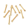 Ion Plating(IP) 304 Stainless Steel Connector Charms LS-STAS-Q323-04C-G-1