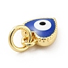 Rack Plating Brass Enamel Charms KK-G387-07G-08-3