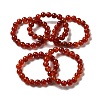 Natural Carnelian Stretch Bracelets X-B073-4-2