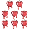 8Pcs Transparent Resin Pendants RESI-YW0005-46-1
