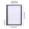 A4 Plastic Menu Book Protector AJEW-WH0237-11-2
