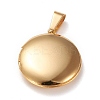 Ion Plating(IP) 316 Stainless Steel Locket Pendants LS-STAS-K197-07G-1