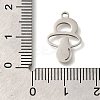 201 Stainless Steel Pendants STAS-R136-22P-3