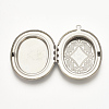 Tarnish Resistant 201 Stainless Steel locket Pendant Cabochon Settings STAS-S076-43-3