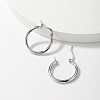 Vintage S925 Sterling Silver Hoop Earrings NK6073-2