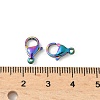 304 Stainless Steel Lobster Claw Clasps STAS-T065-15mm-34RC-3