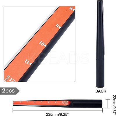 Wax Tube Ring Mandrel Sizer TOOL-WH0148-01-1