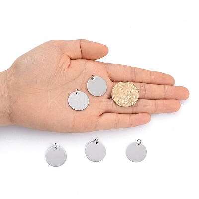 Anti-Tarnish 304 Stainless Steel Pendants STAS-I311-32H-P-1