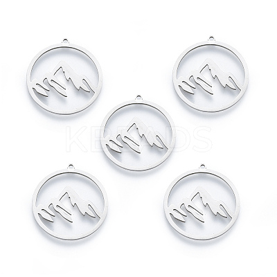 Non-Tarnish 304 Stainless Steel Pendants LS-A-STAS-N090-LA911-1-1