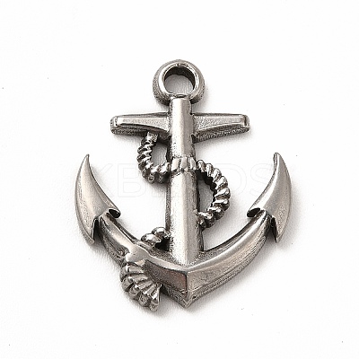 Non-Tarnish 304 Stainless Steel Pendants STAS-P322-13P-1