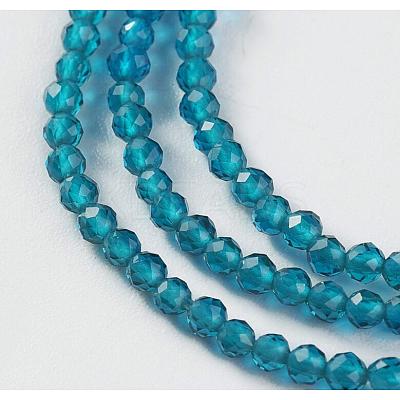 Glass Beads Strands X-EGLA-E057-02B-10-1