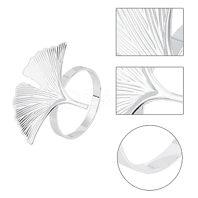 10 Pcs 5 Styles Alloy Napkin Rings AJEW-GF0002-72P-1
