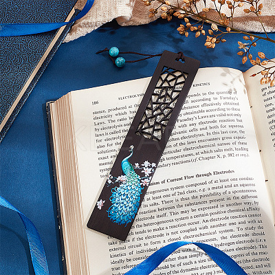 Rectangle Wood Bookmark OFST-WH0002-21-1
