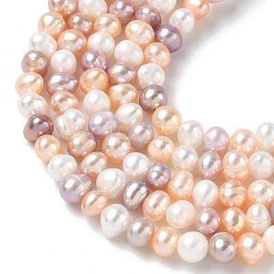 Natural Cultured Freshwater Pearl Beads Strands PEAR-C004-12-1