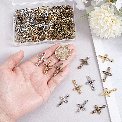 120Pcs 3 Colors Tibetan Styles Alloy Pendants FIND-PH0023-05-1