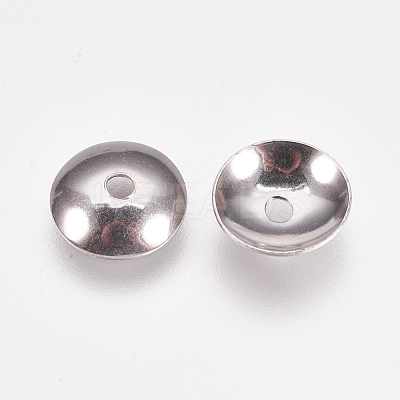 Non-Tarnish Apetalous 201 Stainless Steel Bead Caps STAS-L205-13D-1
