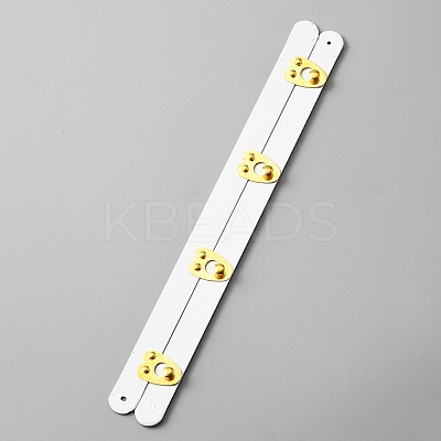 Iron Corset Busk with Golden 201 Stainless Steel Buttons FIND-WH0126-40B-02G-1