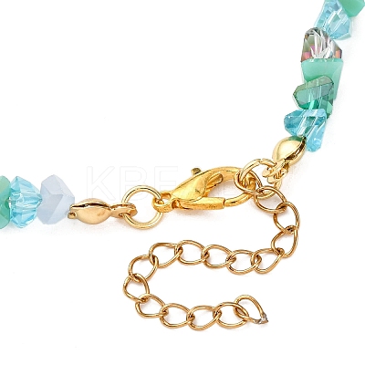 Alloy Cross Charm Bracelets BJEW-JB12323-02-1