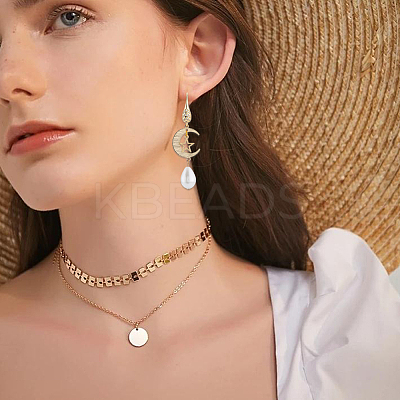 5Pairs Brass Micro Pave Cubic Zirconia Ear Hooks KK-BBC0014-85-1
