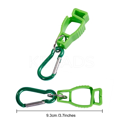 6Pcs 6 Colors Plastic Glove Grabber Clip FIND-SZ0001-30-1