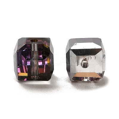 Electorplated Glass Beads EGLA-E006-2C-1