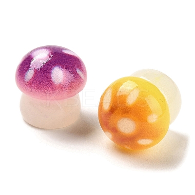 Luminous Resin Mushroom Ornament RESI-F045-06B-1